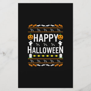 Schnauzer Halloween Lazy Ugly Costume Hund T-Shirt Brevpapper