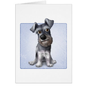 Schnauzer Hälsningskort