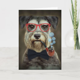 Schnauzer-hälsningskort alla tillfällen kort