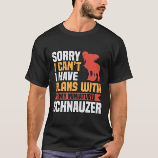 Schnauzer Hund älskare T Shirt