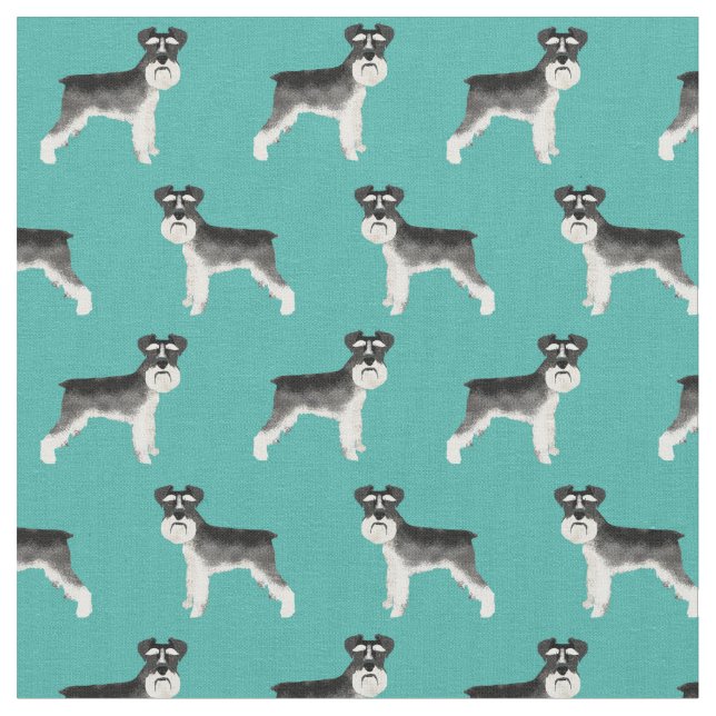 schnauzer hund black and white pet aqua tyg (Närbild)