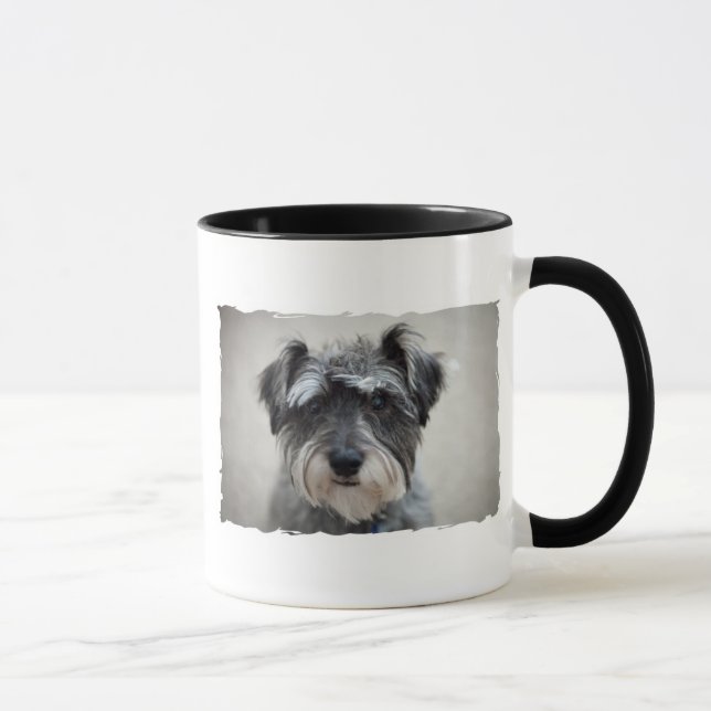 Schnauzer Hund Coffee Mugg (Höger)
