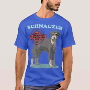Schnauzer-Hund i Hundägare Schnauzer  T Shirt
