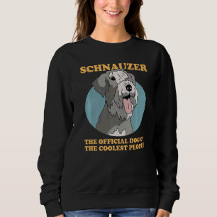 Schnauzer-Hund i Hundägare Schnauzer T Shirt