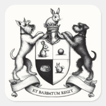 Schnauzer Jackar om Arm Sticker