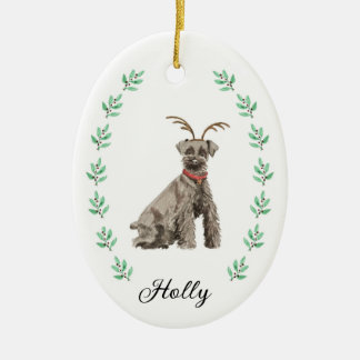 Schnauzer jul Ornament
