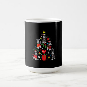 Schnauzer Julgran Ornament Funny Pet Hund Kaffemugg