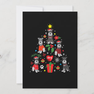 Schnauzer Julgran Ornament Funny Pet Hund Meddelande