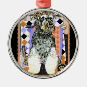 SCHNAUZER JULGRANSPRYDNAD METALL