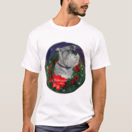 Schnauzer-julklappar Tee Shirt