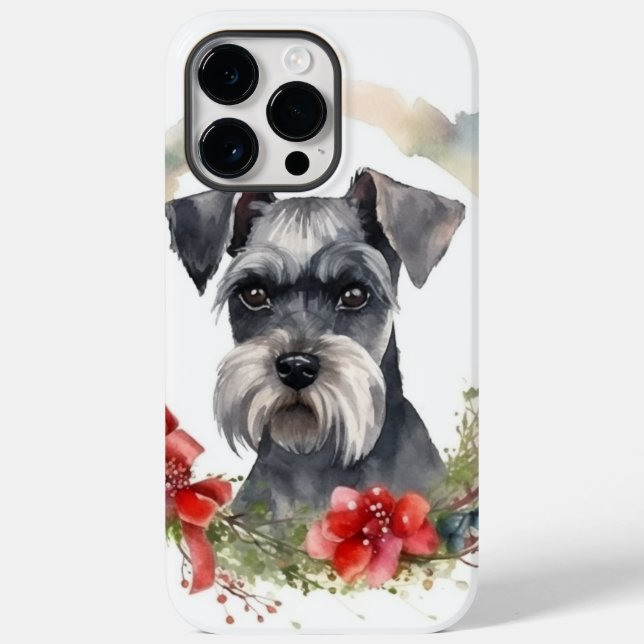 Schnauzer Julkrans Festiv Valp (Baksida)