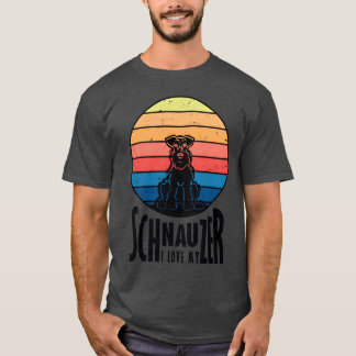 Schnauzer kärlek pojke t shirt