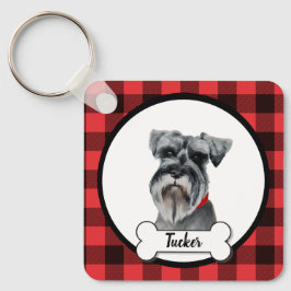 Schnauzer Keychain Nyckelring