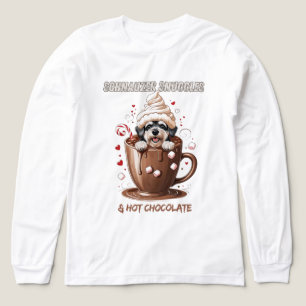 Schnauzer Knuffar & Varm Choklad T Shirt