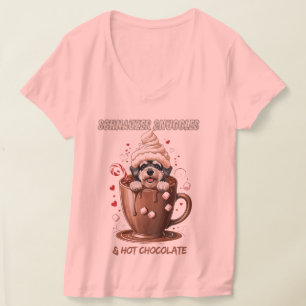 Schnauzer Knuffar & Varm Choklad T Shirt
