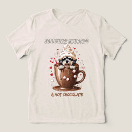 Schnauzer Knuffar & Varm Choklad T Shirt
