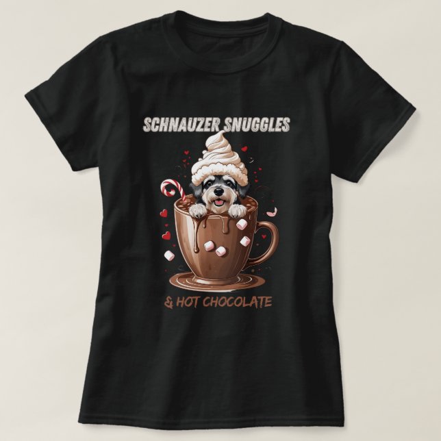 Schnauzer kramar & het choklad t shirt (Design framsida)