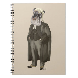 Schnauzer Lawyer 2 Anteckningsbok