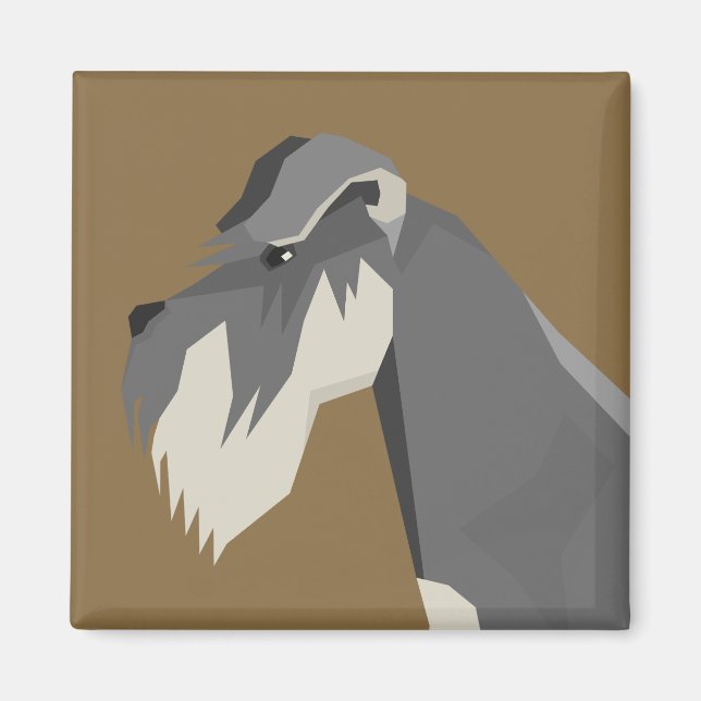Schnauzer  magnet (Framsidan)