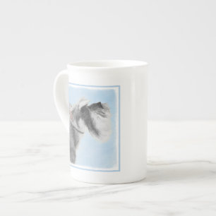 Schnauzer-målarfärg (Giant, Standard) - Hund Art Benporslin Mugg