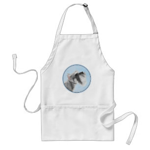 Schnauzer-målarfärg (Giant, Standard) - Hund Art Förkläde