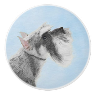Schnauzer-målarfärg (Giant, Standard) - Hund Art Knopp