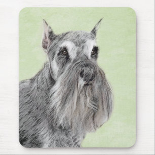 Schnauzer-målarfärg (Giant, Standard) - Hund Art Musmatta