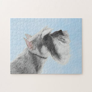 Schnauzer-målarfärg (Giant, Standard) - Hund Art Pussel