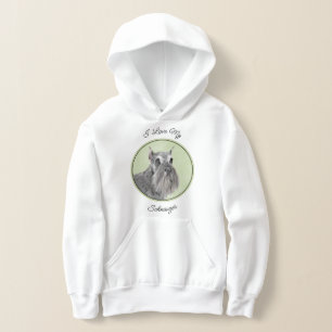 Schnauzer-målarfärg (Giant, Standard) - Hund Art T Shirt