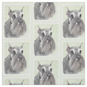 Schnauzer-målarfärg (Giant, Standard) - Hund Art Tyg