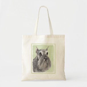Schnauzer-målarfärg (Giant, Standard) - Hund Art Tygkasse