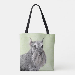 Schnauzer-målarfärg (Giant, Standard) - Hund Art Tygkasse