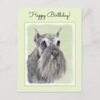 Schnauzer-målarfärg (Giant, Standard) - Hund Art