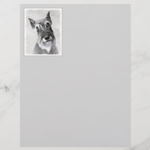 Schnauzer-målning (giant) - Hund Art