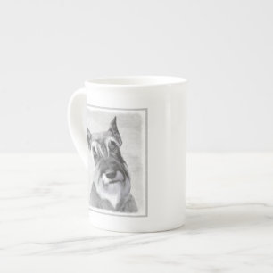 Schnauzer-målning (giant) - Hund Art Benporslin Mugg