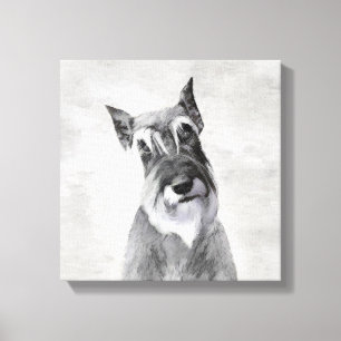 Schnauzer-målning (giant) - Hund Art Canvastryck