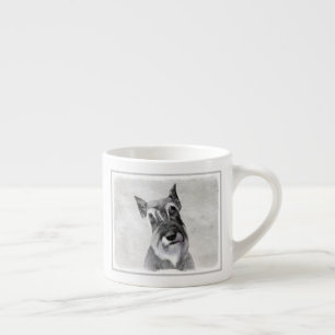 Schnauzer-målning (giant) - Hund Art Espressomugg