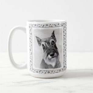 Schnauzer-målning (giant) - Hund Art Kaffemugg