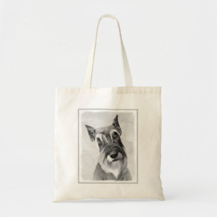 Schnauzer-målning (giant) - Hund Art Tygkasse