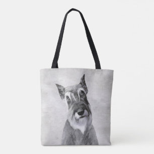 Schnauzer-målning (giant) - Hund Art Tygkasse