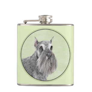 Schnauzer-målning (Giant, Standard) - Hund Art Fickplunta