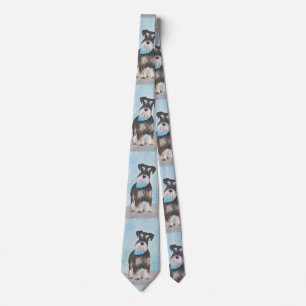 Schnauzer-målning (miniatyr) - Cute Original-Hund Slips