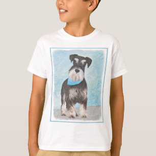 Schnauzer-målning (miniatyr) - Cute Original-Hund T Shirt