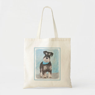Schnauzer-målning (miniatyr) - Cute Original-Hund Tygkasse
