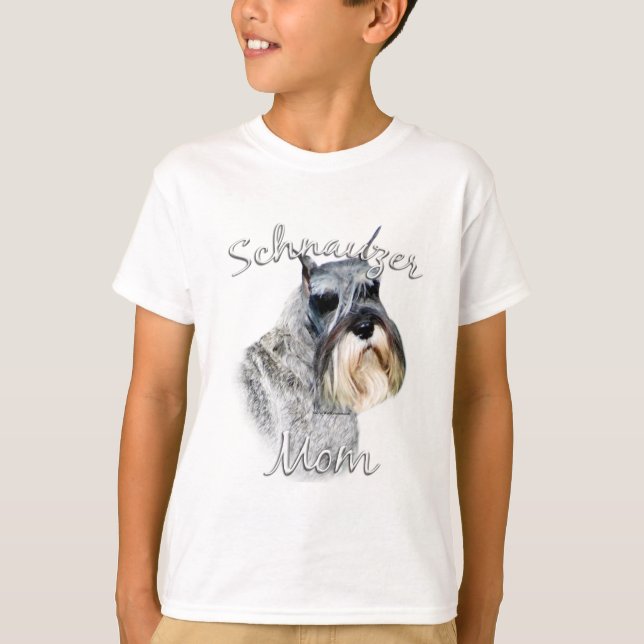 Schnauzer Mamma 2 T-shirt (Framsida)