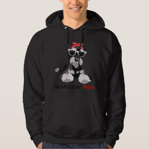 Schnauzer Mamma Bandana Womens Schnauzer Hund Hoodie