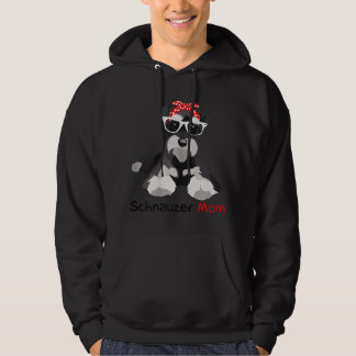 Schnauzer Mamma Bandana Womens Schnauzer Hund Hoodie