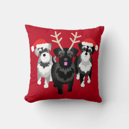 Schnauzer Mamma eller Schnauzer Pappa jul Kudde