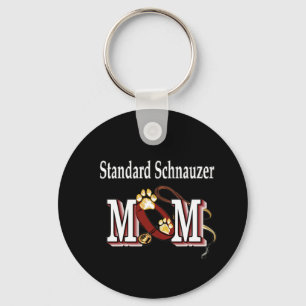 Schnauzer MAMMA-gåvor Nyckelring