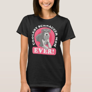 Schnauzer Mamma Hundägare Schnauzer T Shirt
